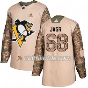 Pittsburgh Penguins Trikot Jaromir Jagr 68 Adidas 2017-2018 Camo Veterans Day Practice Authentic - Herren